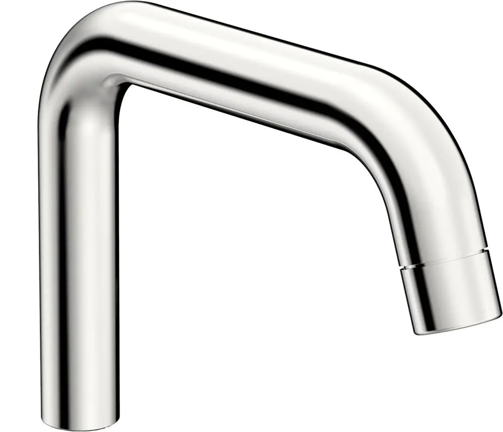 Hoch gebogener Auslauf aus Chrom, für die Verwendung in Küchen- oder Badarmaturen, hergestellt von HANSA.